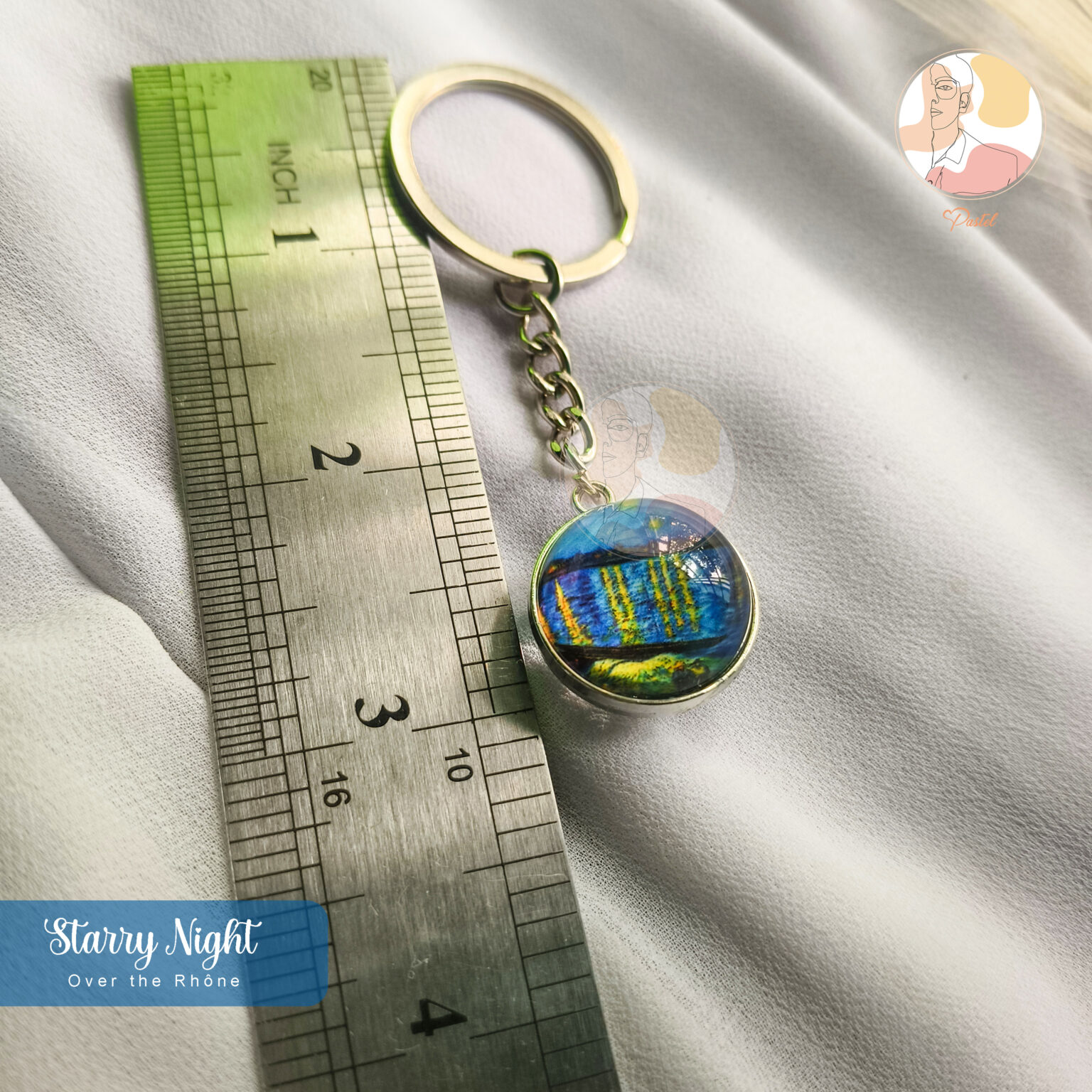 starry night keychain